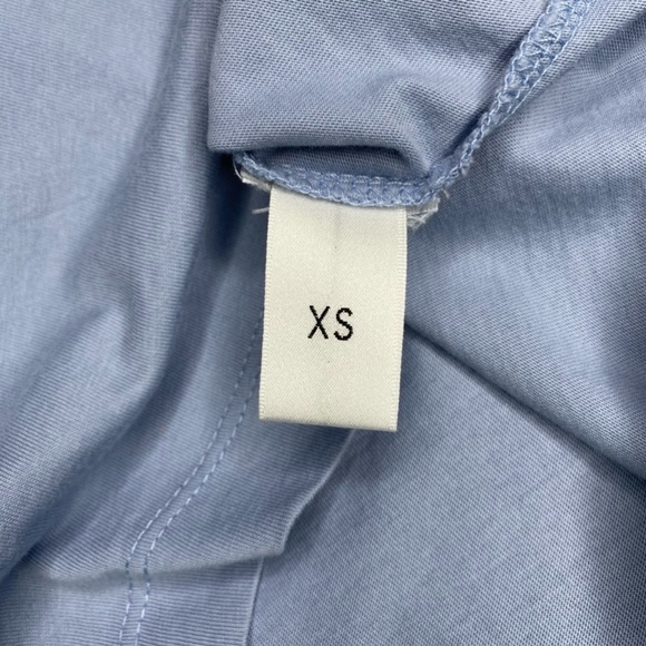 Victoria Beckham Ruched Ruffle Sleeve Jersey Top - Picture 8 of 9